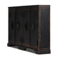The Humptulips River Moonshine Cabinet - Distressed Burnt Black