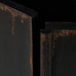 The Humptulips River Moonshine Cabinet - Distressed Burnt Black