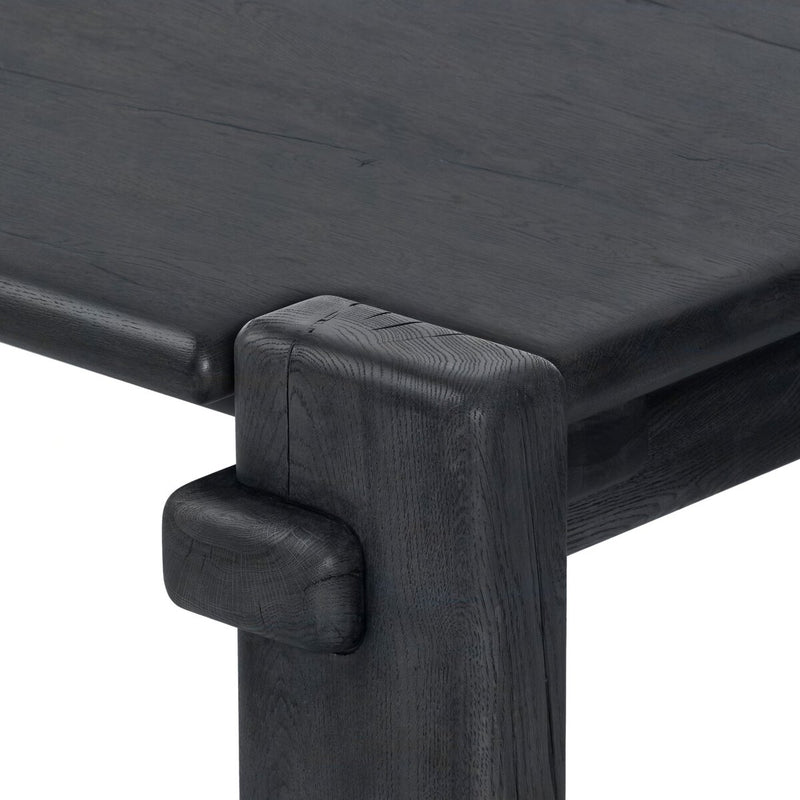 Marcia Dining Table 120" - Dark Espresso Reclaimed French Oak