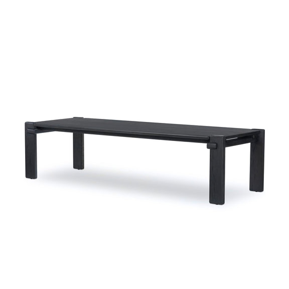 Marcia Dining Table 120" - Dark Espresso Reclaimed French Oak