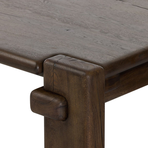 Marcia Dining Table 120" - Grey Reclaimed French Oak