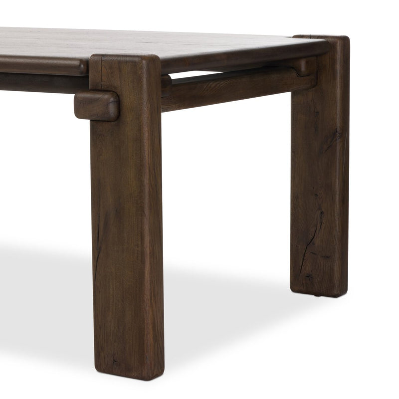 Marcia Dining Table 120" - Grey Reclaimed French Oak