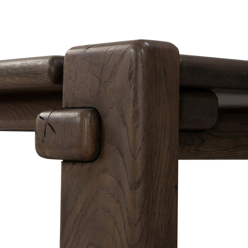 Marcia Dining Table 120" - Grey Reclaimed French Oak