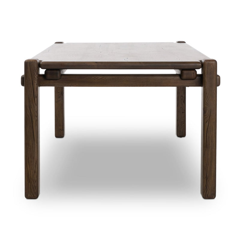 Marcia Dining Table 120" - Grey Reclaimed French Oak