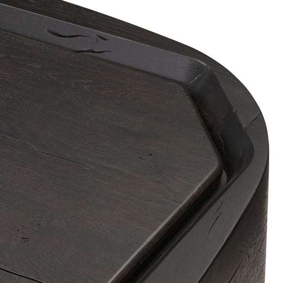 Leandro Coffee Table - Dark Espresso Reclaimed French Oak