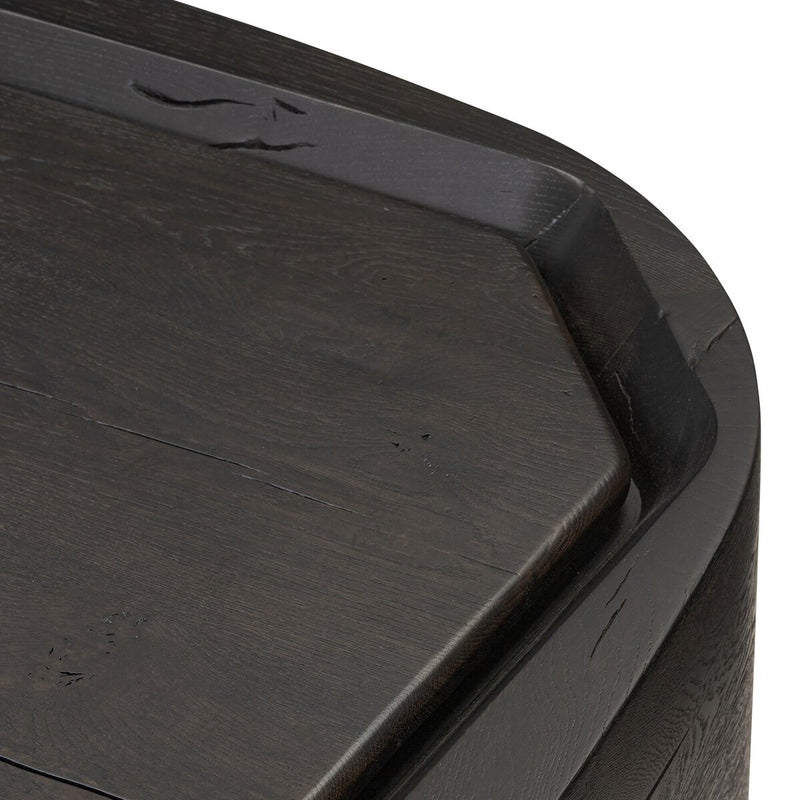 Leandro Coffee Table - Dark Espresso Reclaimed French Oak
