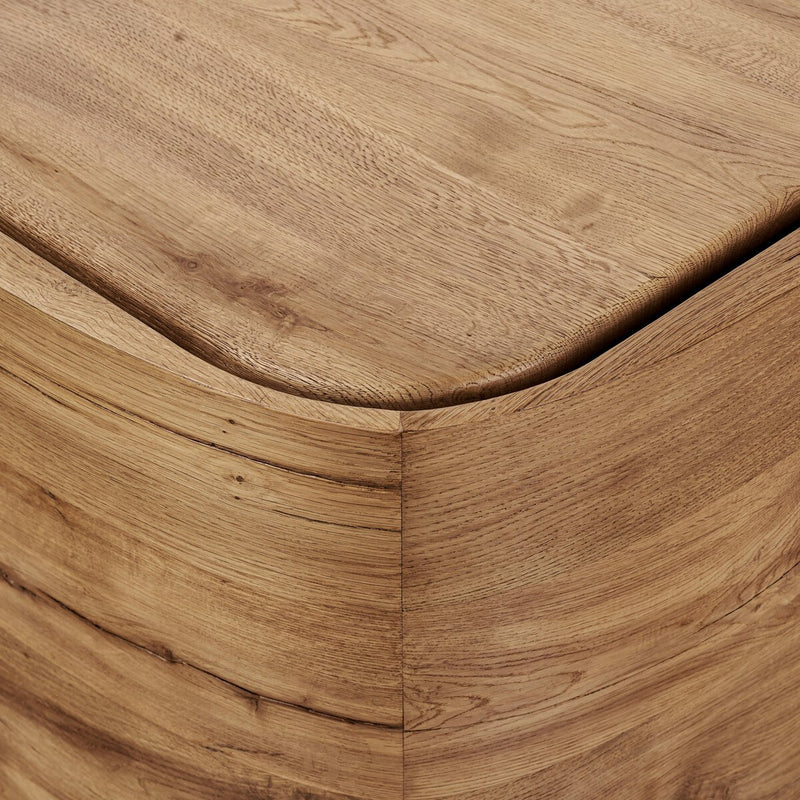 Leandro End Table - Natural Reclaimed French Oak