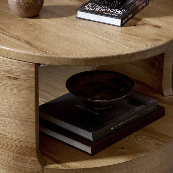 Matheus End Table - Natural Reclaimed French Oak
