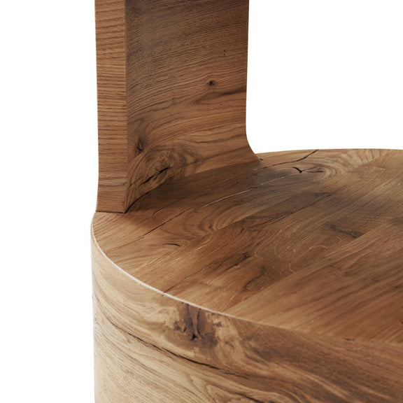 Matheus End Table - Natural Reclaimed French Oak