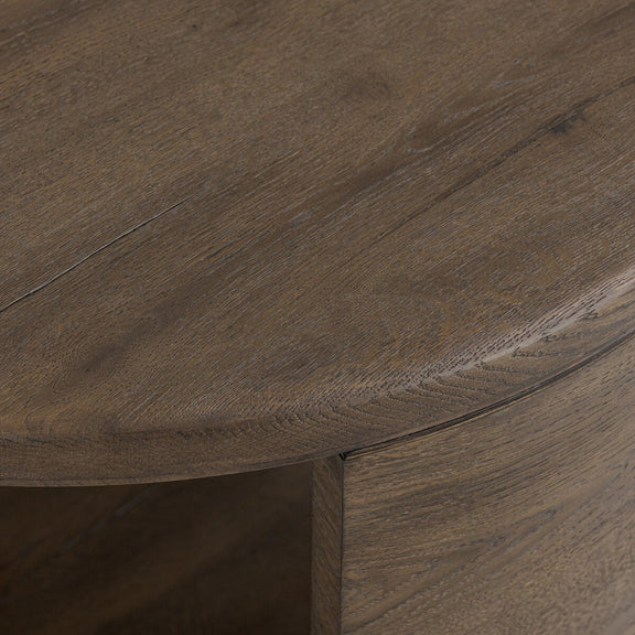 Matheus End Table - Grey Reclaimed French Oak
