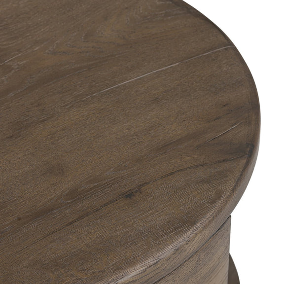 Matheus End Table - Grey Reclaimed French Oak