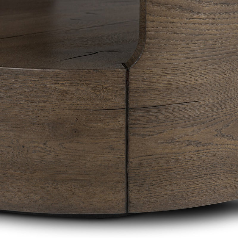 Matheus End Table - Grey Reclaimed French Oak