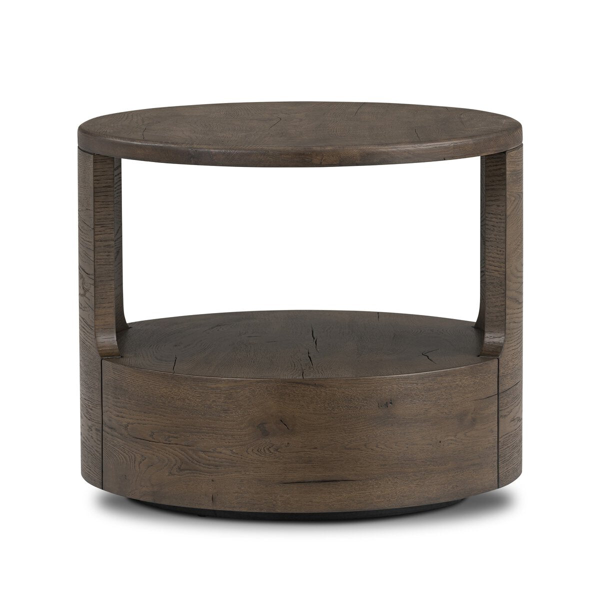 Matheus End Table - Grey Reclaimed French Oak