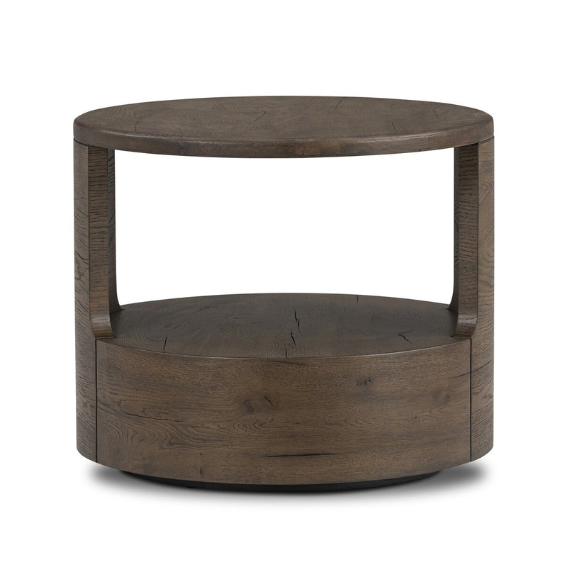 Matheus End Table - Grey Reclaimed French Oak