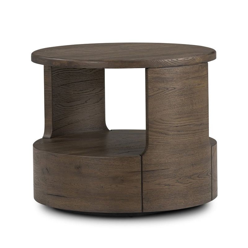 Matheus End Table - Grey Reclaimed French Oak