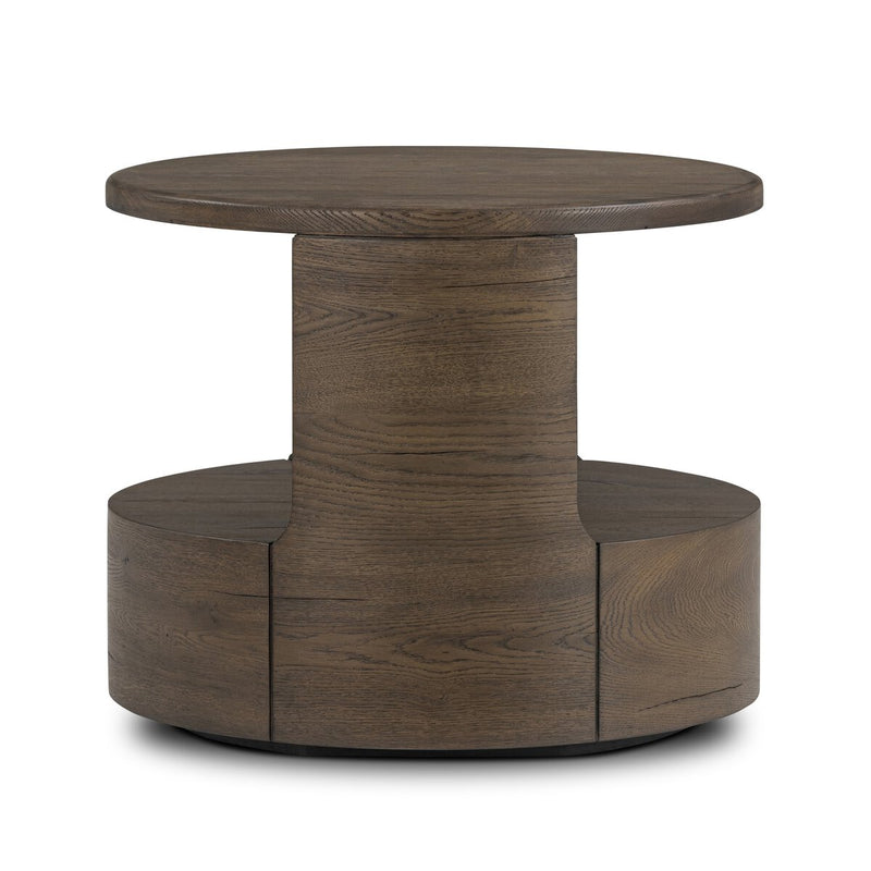 Matheus End Table - Grey Reclaimed French Oak