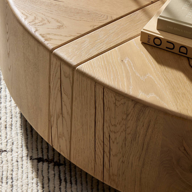 Renan Coffee Table - Natural Reclaimed French Oak