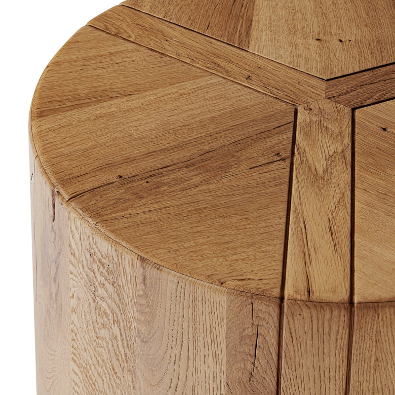 Renan End Table - Natural Reclaimed French