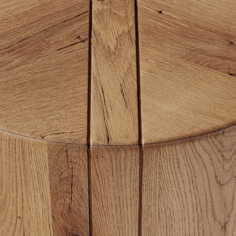 Renan End Table - Natural Reclaimed French