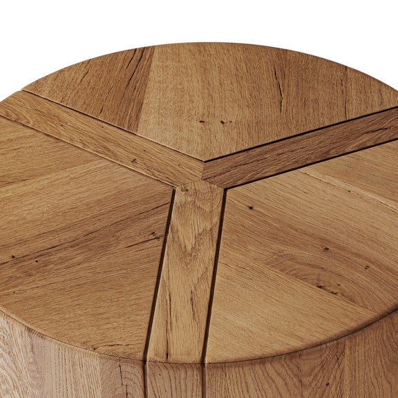 Renan End Table - Natural Reclaimed French