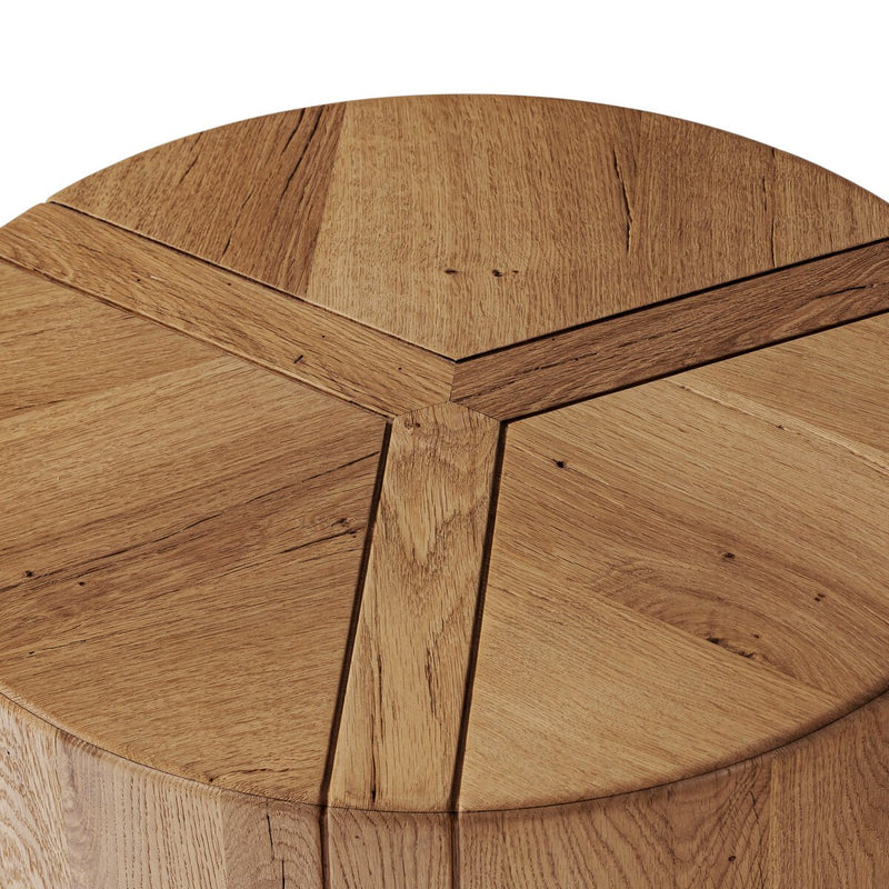 Renan End Table - Natural Reclaimed French