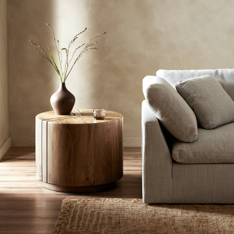 Renan End Table - Natural Reclaimed French
