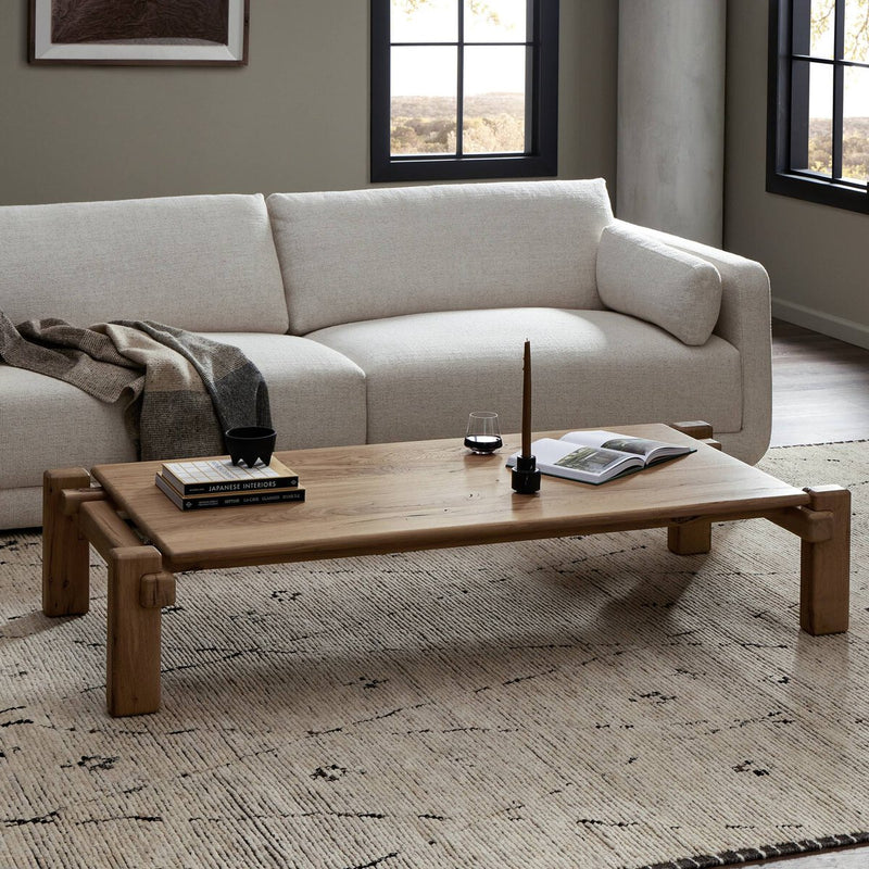 Marcia Large Coffee Table - Natural Reclaimed French Oak