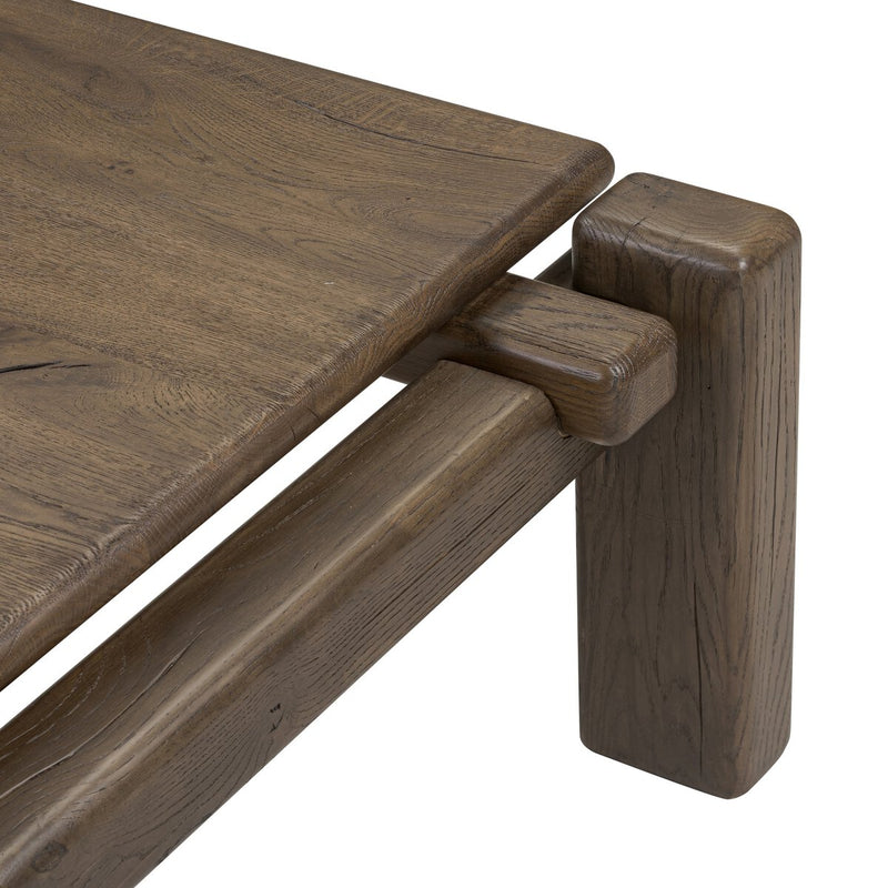 Marcia Large Coffee Table - Grey Reclaimed French Oak
