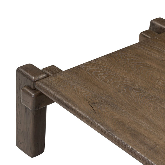 Marcia Large Coffee Table - Grey Reclaimed French Oak