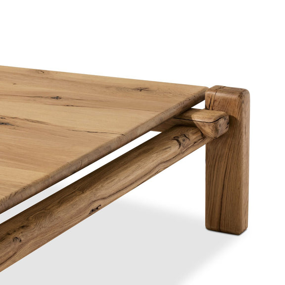 Marcia Square Coffee Table - Natural Reclaimed French Oak