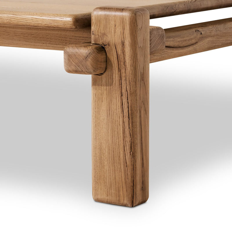 Marcia Square Coffee Table - Natural Reclaimed French Oak