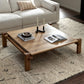 Marcia Square Coffee Table - Natural Reclaimed French Oak