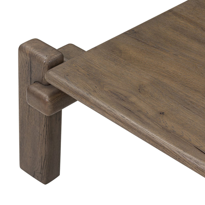 Marcia Square Coffee Table - Grey Reclaimed French Oak