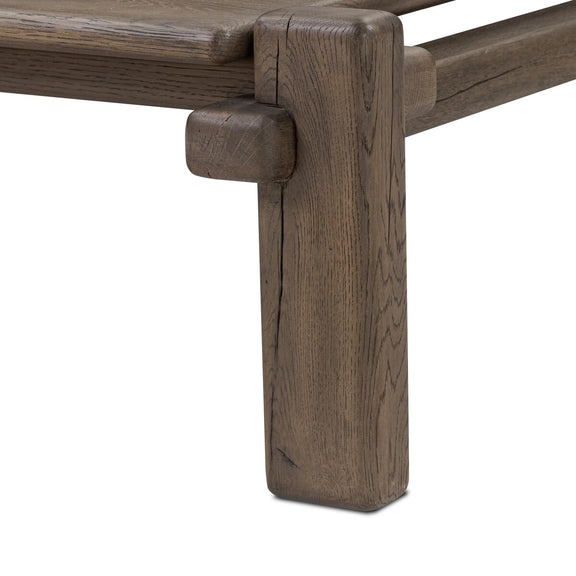 Marcia Square Coffee Table - Grey Reclaimed French Oak