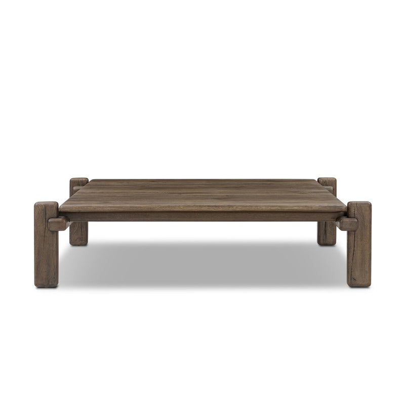 Marcia Square Coffee Table - Grey Reclaimed French Oak