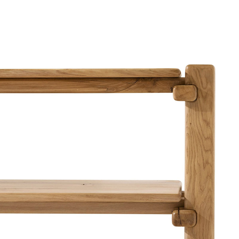 Marcia Low Console Table - Natural Reclaimed French Oak