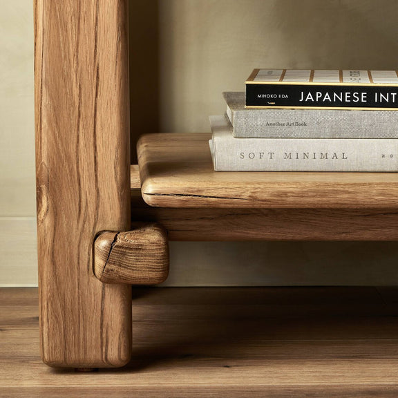 Marcia Low Console Table - Natural Reclaimed French Oak
