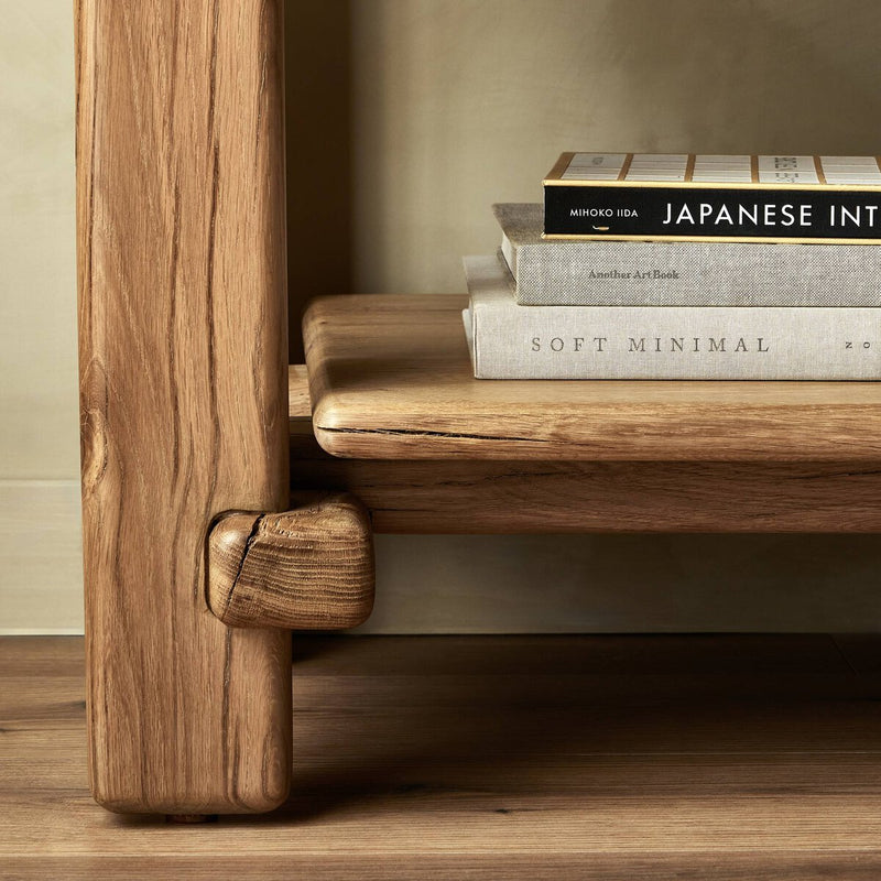 Marcia Low Console Table - Natural Reclaimed French Oak