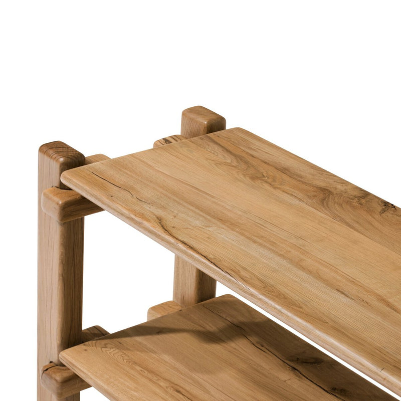 Marcia Low Console Table - Natural Reclaimed French Oak
