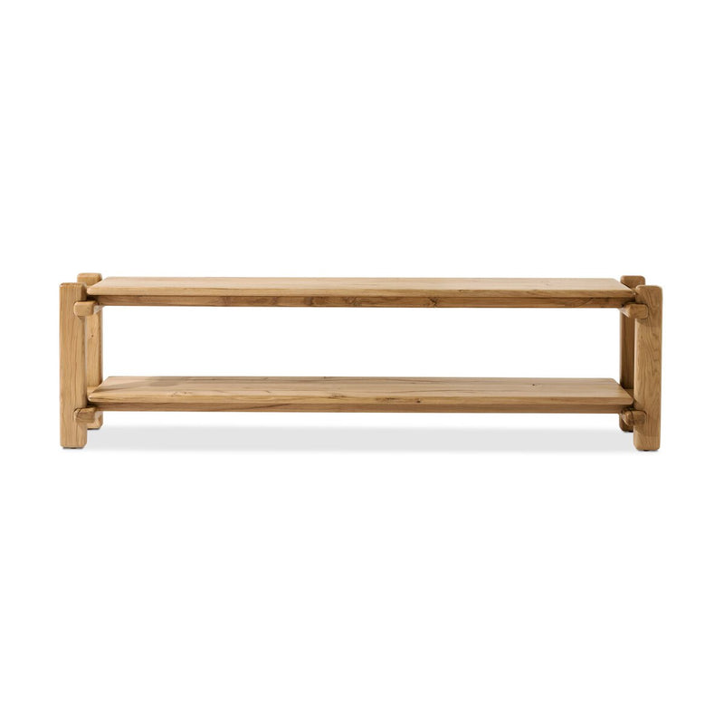 Marcia Low Console Table - Natural Reclaimed French Oak
