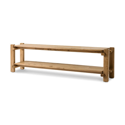 Marcia Low Console Table - Natural Reclaimed French Oak