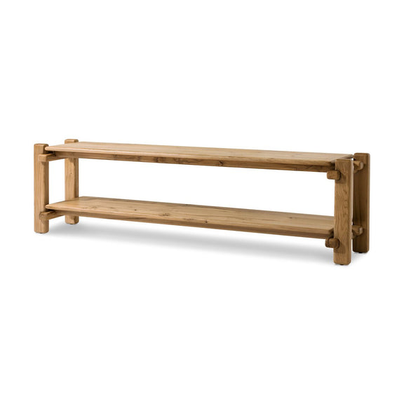 Marcia Low Console Table - Natural Reclaimed French Oak