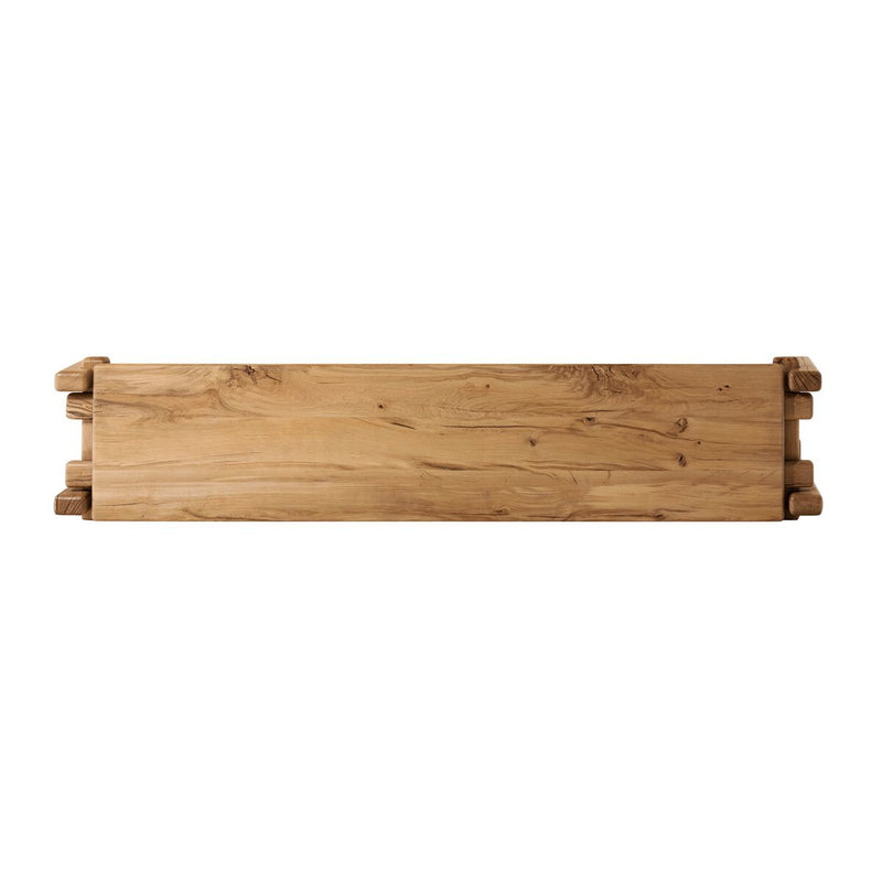 Marcia Low Console Table - Natural Reclaimed French Oak