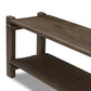 Marcia Low Console Table - Grey Reclaimed French Oak