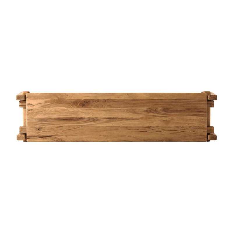 Marcia Low Console Table - Natural Reclaimed French Oak