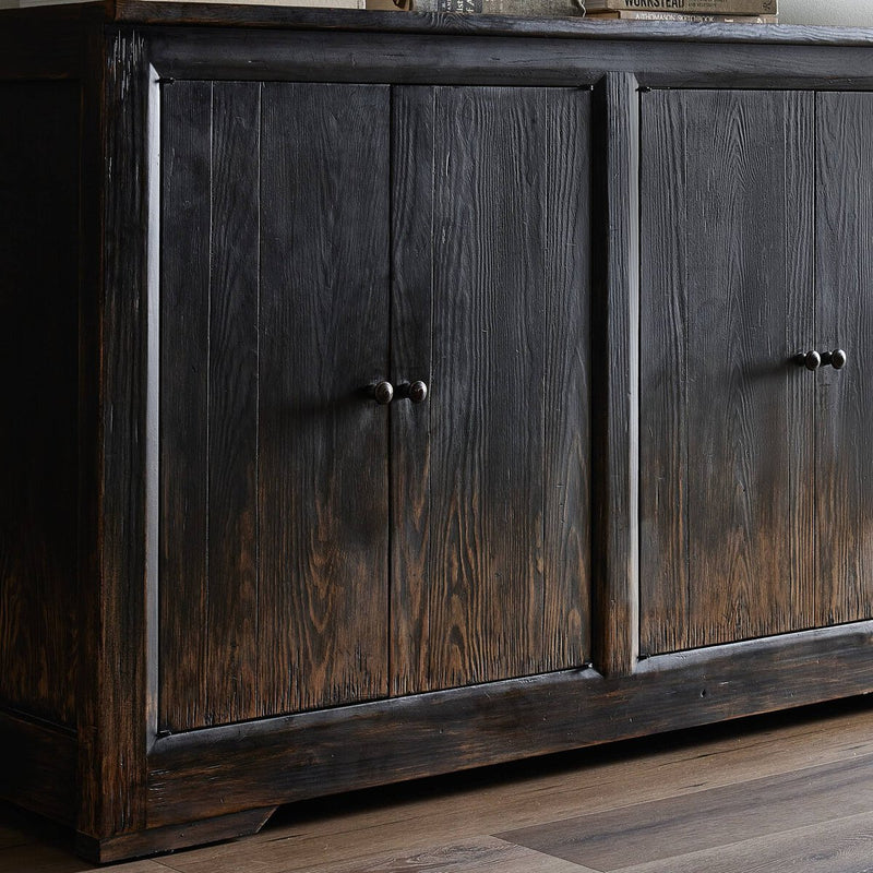 It Takes An Hour Sideboard - Distressed Black
