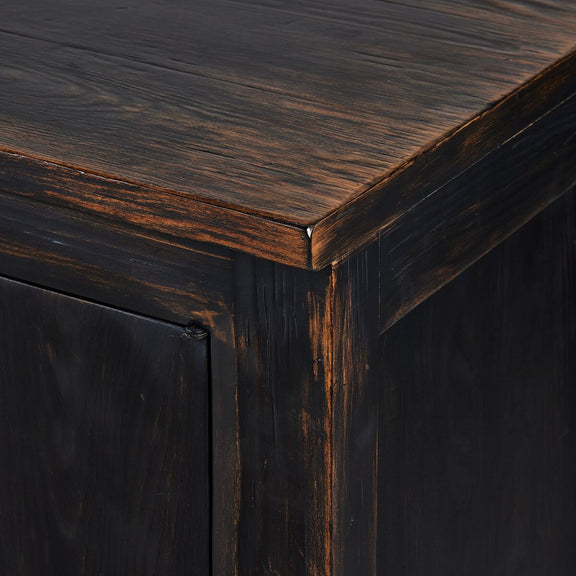 It Takes An Hour Sideboard - Distressed Black
