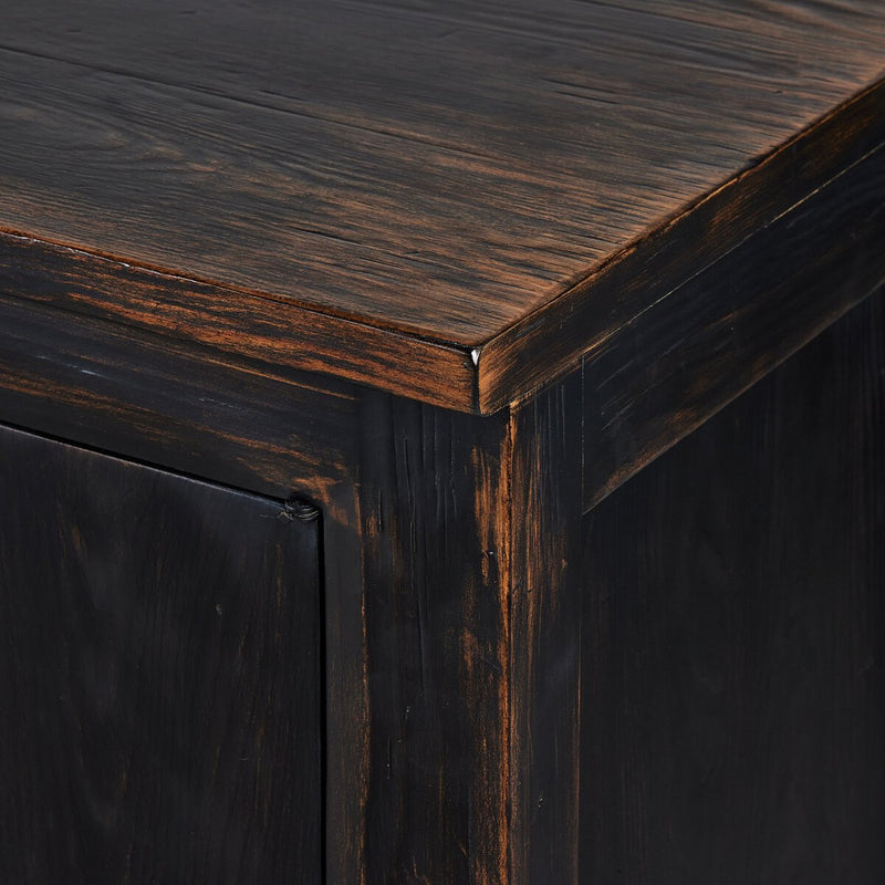 It Takes An Hour Sideboard - Distressed Black