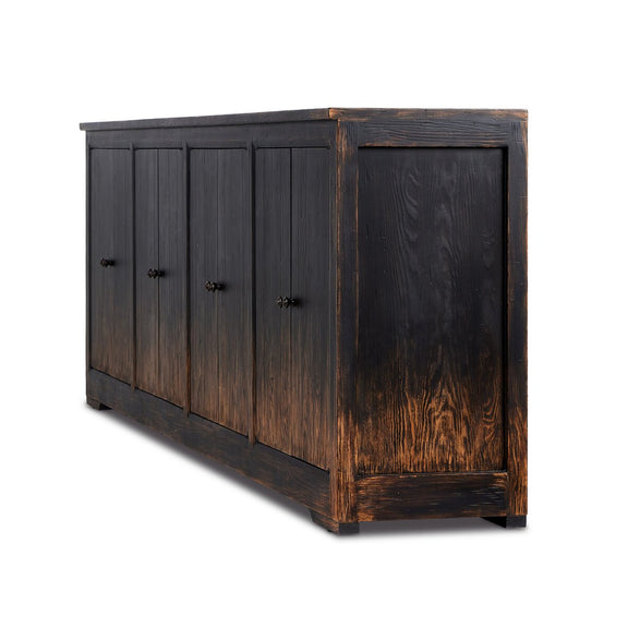 It Takes An Hour Sideboard - Distressed Black
