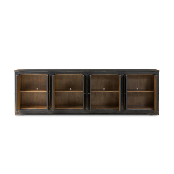 It Takes An Hour Sideboard - Distressed Black